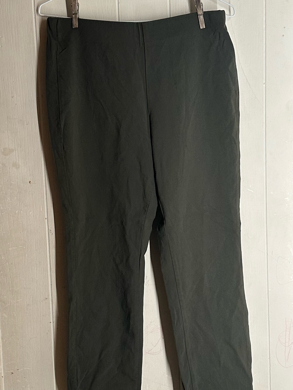 Who What Wear Dark Olive Straight Trousers